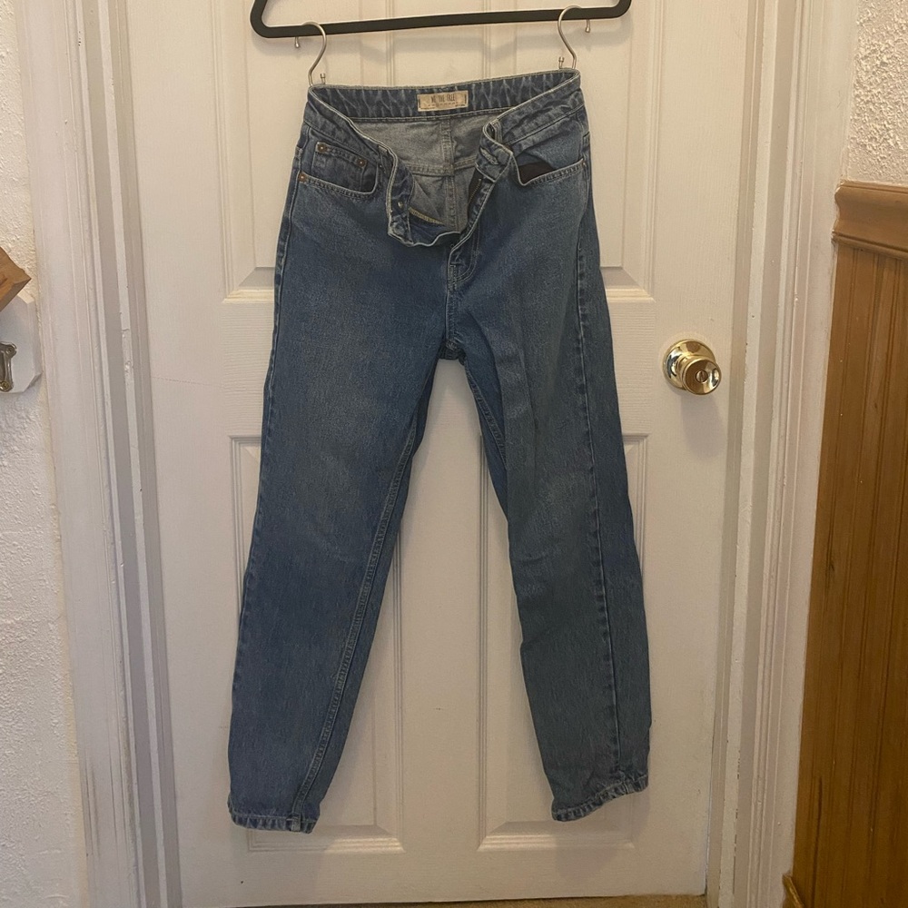 Free People High Rise Blue Jeans